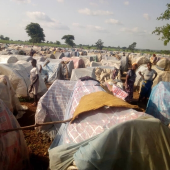 Relief Distribution at: Otesi IDP Camp, Benue State - Monday 4th October 2021
